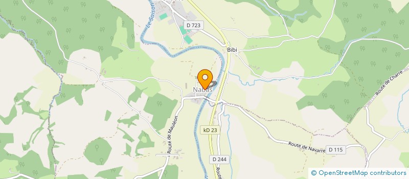 localisation de l'entreprise MONSIEUR FREDERIC MAILLES  SUSMIOU