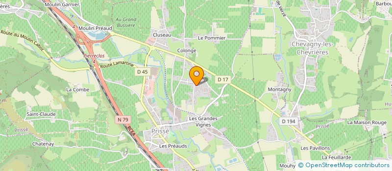 localisation de l'entreprise MONSIEUR FREDERIC MAILLOT  PRISSE