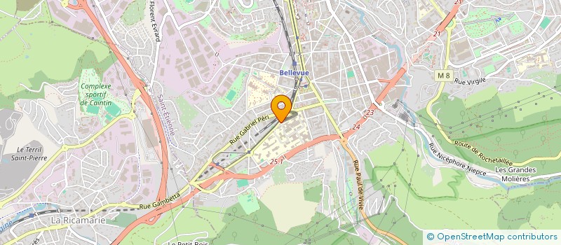 localisation de l'entreprise MONSIEUR FREDERIC MAINSEL  SAINT-ETIENNE