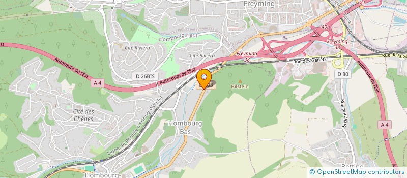 localisation de l'entreprise MONSIEUR FREDERIC MAION  HOMBOURG-HAUT