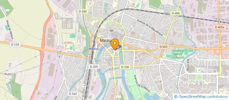 localisation de l'entreprise MONSIEUR FREDERIC MAIRE à MEAUX