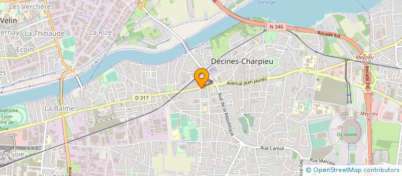 localisation de l'entreprise MONSIEUR FREDERIC MAISTO  DECINES-CHARPIEU