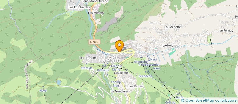 localisation de l'entreprise MONSIEUR FREDERIC MAISTRE à LA CLUSAZ