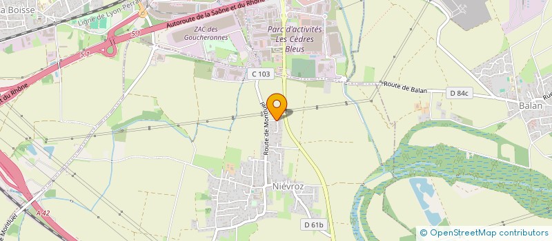 localisation de l'entreprise MONSIEUR FREDERIC MAITRET  NIEVROZ