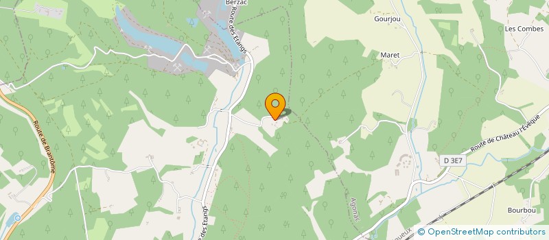 localisation de l'entreprise MONSIEUR FREDERIC MAIZAUD  CHATEAU L'EVEQUE