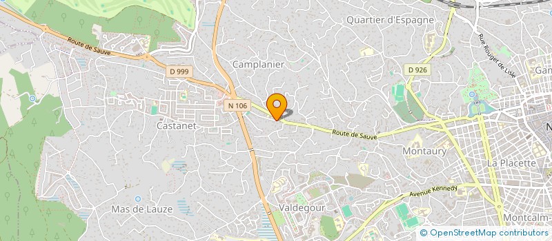 localisation de l'entreprise MONSIEUR FREDERIC MAKINADJIAN  NIMES