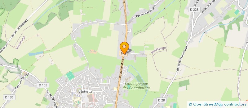 localisation de l'entreprise MONSIEUR FREDERIC MALEAU  MAUBEUGE