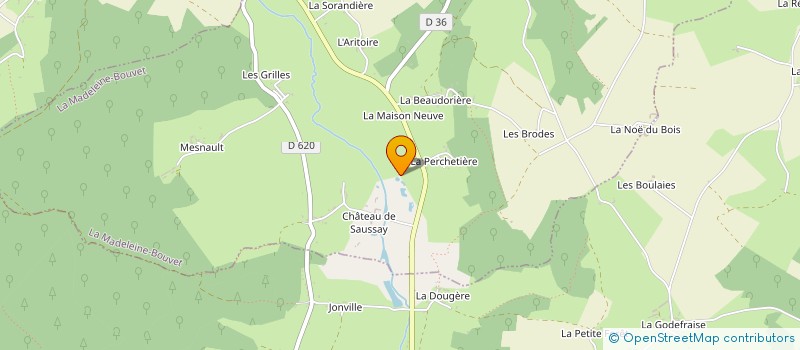 localisation de l'entreprise MONSIEUR FREDERIC MALESTROIT à LA MADELEINE-BOUVET