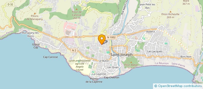 localisation de l'entreprise MONSIEUR FREDERIC MALET à SAINT-JOSEPH
