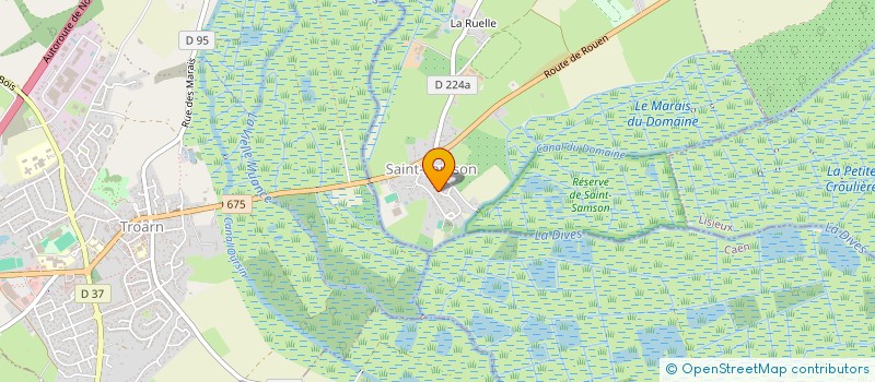 localisation de l'entreprise MONSIEUR FREDERIC MALNOE  SAINT-SAMSON