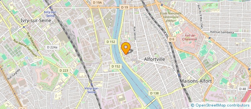 localisation de l'entreprise MONSIEUR FREDERIC MALPHETTES  ALFORTVILLE