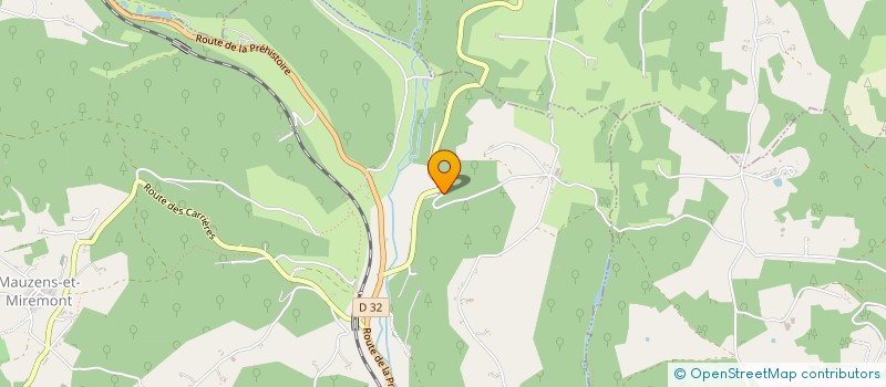 localisation de l'entreprise MONSIEUR FREDERIC MALVAUD  MAUZENS-ET-MIREMONT