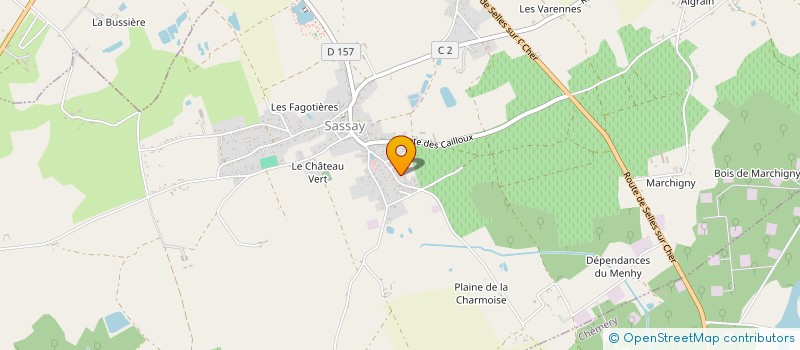 localisation de l'entreprise MONSIEUR FREDERIC MANDARD  SASSAY