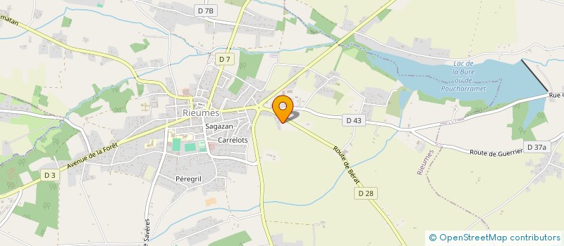 localisation de l'entreprise MONSIEUR FREDERIC MANERA  RIEUMES