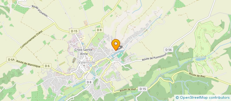localisation de l'entreprise MONSIEUR FREDERIC MANES à VALENSOLE