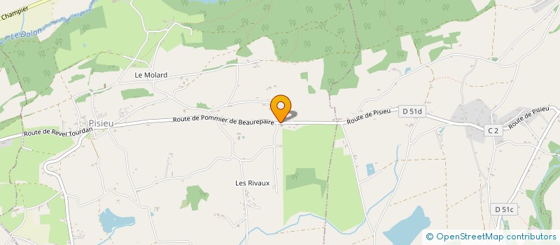 localisation de l'entreprise MONSIEUR FREDERIC MANGE  PISIEU