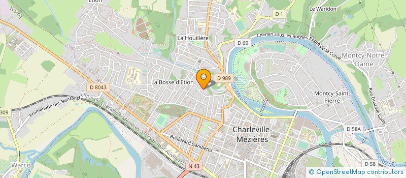 localisation de l'entreprise MONSIEUR FREDERIC MANON à CHARLEVILLE-MEZIERES