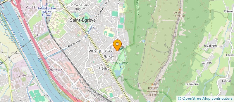 localisation de l'entreprise MONSIEUR FREDERIC MANTEGAZZA à SAINT-EGREVE