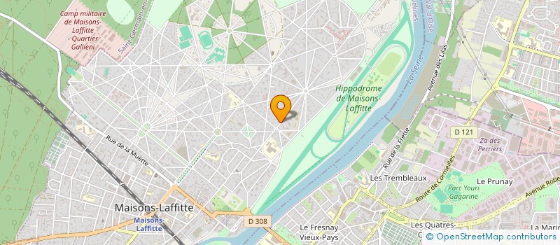localisation de l'entreprise MONSIEUR FREDERIC MANTEL  MAISONS-LAFFITTE
