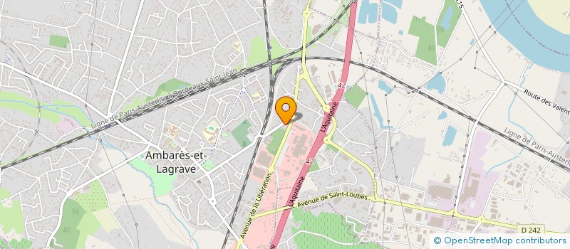 localisation de l'entreprise MONSIEUR FREDERIC-MANUEL DE CASTRO-CARNEIRO  AMBARES-ET-LAGRAVE