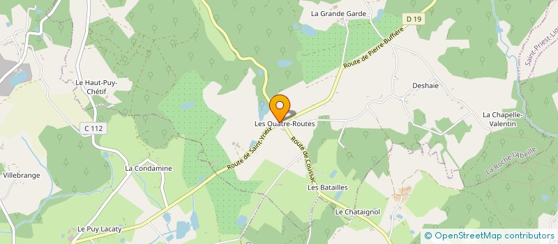 localisation de l'entreprise MONSIEUR FREDERIC MARAIS à LA ROCHE L'ABEILLE