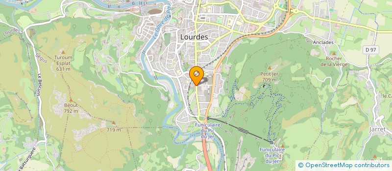 localisation de l'entreprise MONSIEUR FREDERIC MARCHAND  LOURDES