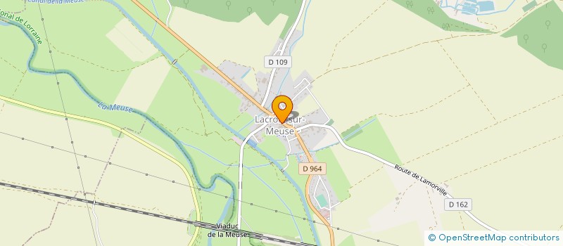 localisation de l'entreprise MONSIEUR FREDERIC MARCHAND à LACROIX-SUR-MEUSE
