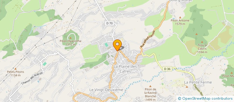 localisation de l'entreprise MONSIEUR FREDERIC MARCHE  LE TAMPON