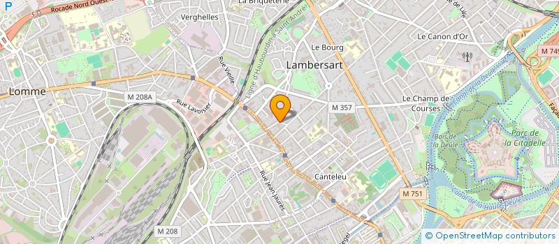 localisation de l'entreprise MONSIEUR FREDERIC MARIAGE à LAMBERSART