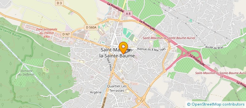 localisation de l'entreprise MONSIEUR FREDERIC MARIN à SAINT-MAXIMIN-LA-SAINTE-BAUME