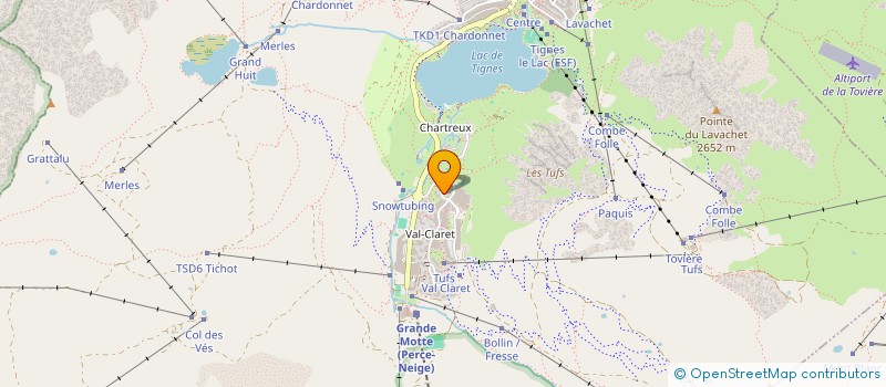 localisation de l'entreprise MONSIEUR FREDERIC MARINI  TIGNES