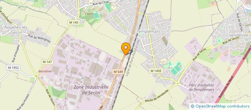 localisation de l'entreprise MONSIEUR FREDERIC MARINTHE  TEMPLEMARS