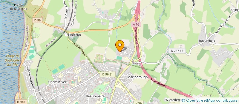 localisation de l'entreprise MONSIEUR FREDERIC MARION  WIMILLE