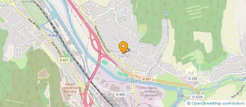 localisation de l'entreprise MONSIEUR FREDERIC MARION  BOUXIERES-AUX-DAMES