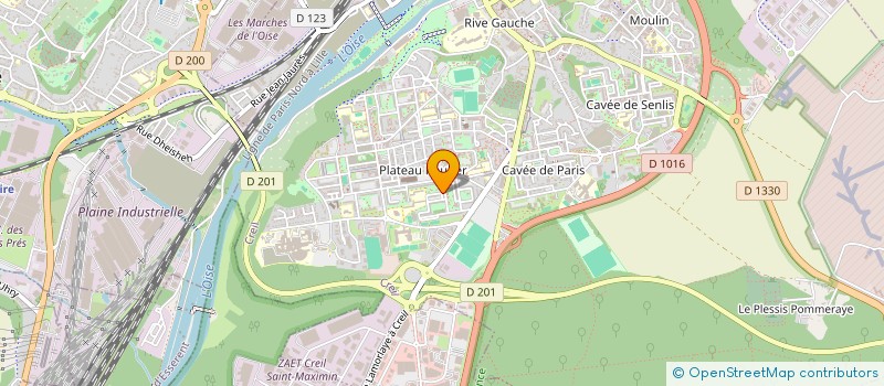 localisation de l'entreprise MONSIEUR FREDERIC MARION à CREIL