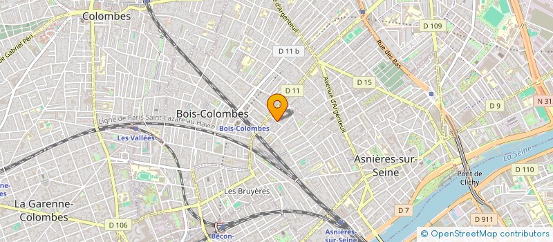 localisation de l'entreprise MONSIEUR FREDERIC MARLY à ASNIERES-SUR-SEINE