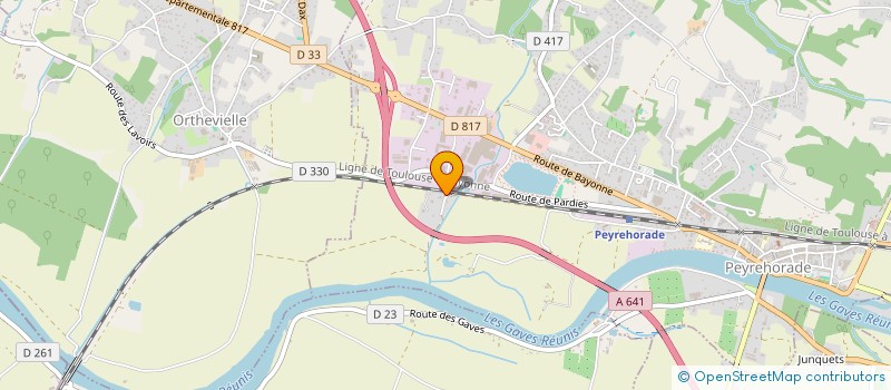 localisation de l'entreprise MONSIEUR FREDERIC MARMANDE  PEYREHORADE