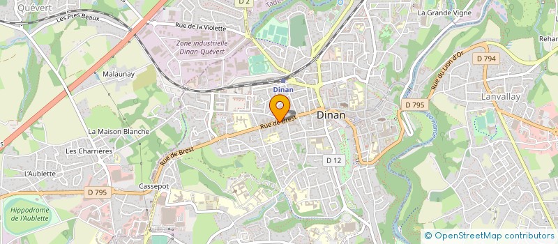localisation de l'entreprise MONSIEUR FREDERIC MARQUET à DINAN