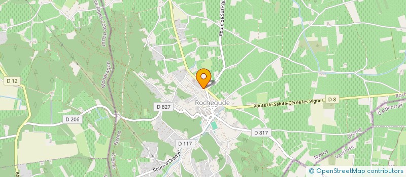 localisation de l'entreprise MONSIEUR FREDERIC MARRE  ROCHEGUDE