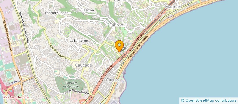 localisation de l'entreprise MONSIEUR FREDERIC MARTIN  NICE