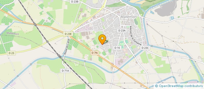 localisation de l'entreprise MONSIEUR FREDERIC MARTIN  MALLEMORT