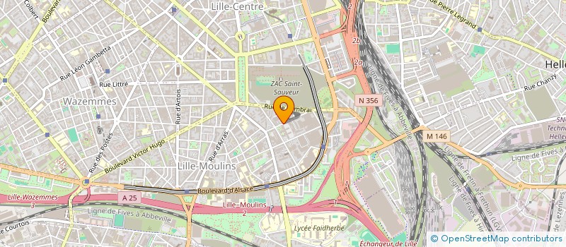 localisation de l'entreprise MONSIEUR FREDERIC MARTIN  LILLE