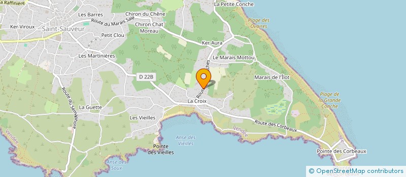 localisation de l'entreprise MONSIEUR FREDERIC MARTIN à L'ILE-D'YEU