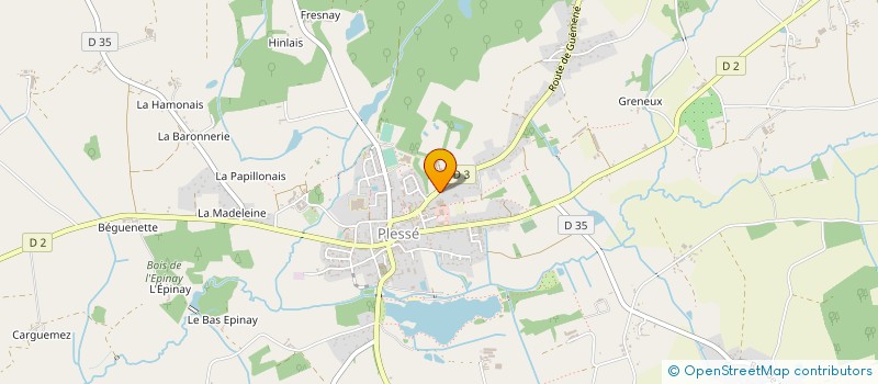 localisation de l'entreprise MONSIEUR FREDERIC MARTIN  PLESSE