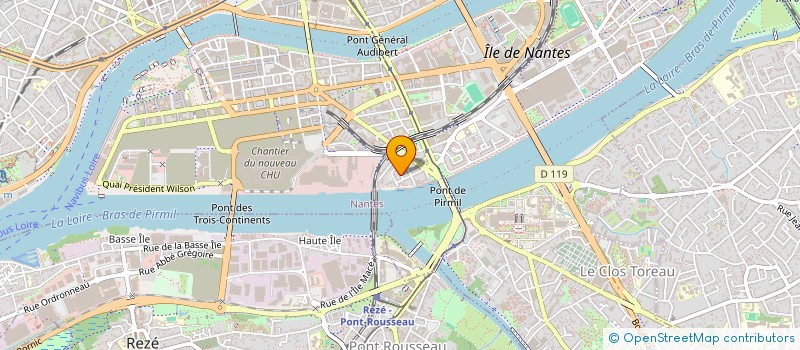 localisation de l'entreprise MONSIEUR FREDERIC MARTIN à NANTES