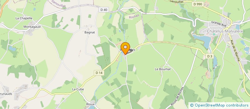 localisation de l'entreprise MONSIEUR FREDERIC MARTIN à ROCHES