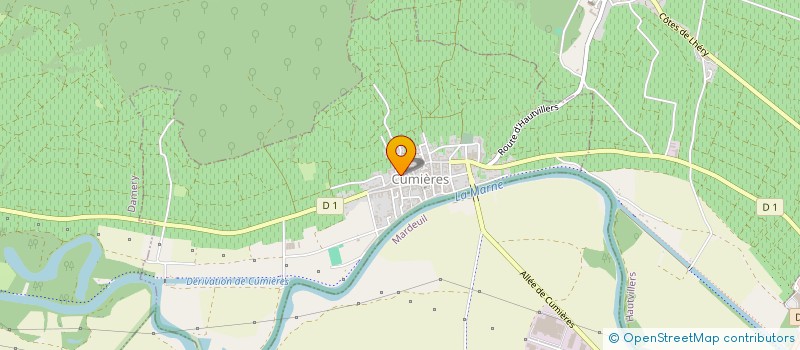 localisation de l'entreprise MONSIEUR FREDERIC MARTIN  CUMIERES