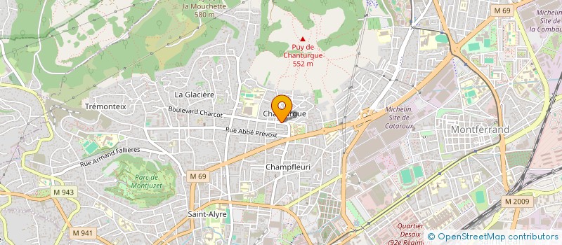 localisation de l'entreprise MONSIEUR FREDERIC MARTIN  CLERMONT-FERRAND