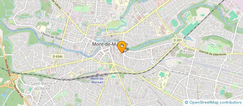 localisation de l'entreprise MONSIEUR FREDERIC MARTIN  MONT-DE-MARSAN