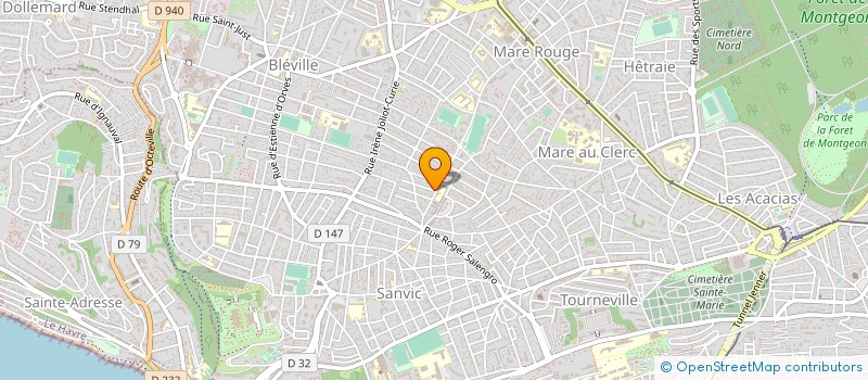 localisation de l'entreprise MONSIEUR FREDERIC MARTINE à LE HAVRE